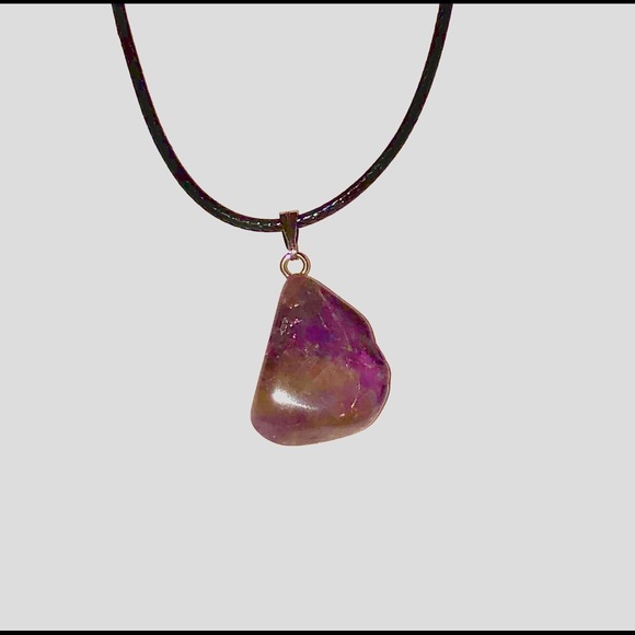 Amethyst Gemstone Necklace - Picture 2 of 2